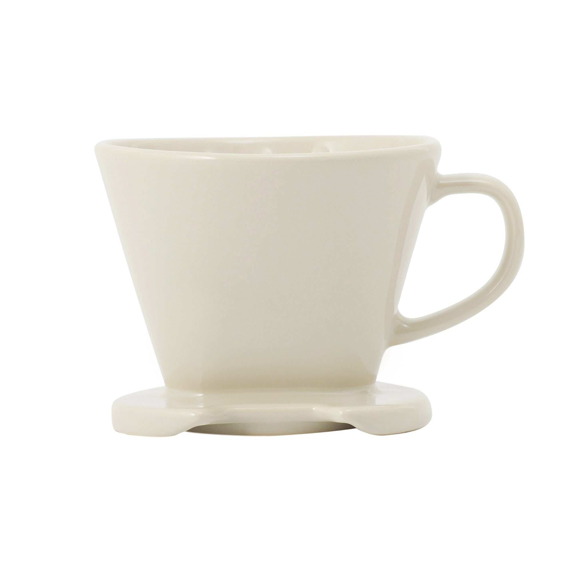 Stoneware Coffee Dripper - Gray Beige