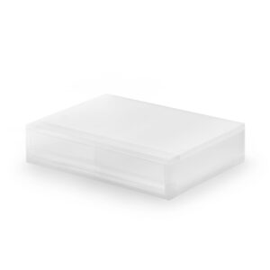 Polypropylene Case 2 Drawer - Wide Flat (W14.5 x D10.2 x H3.5)