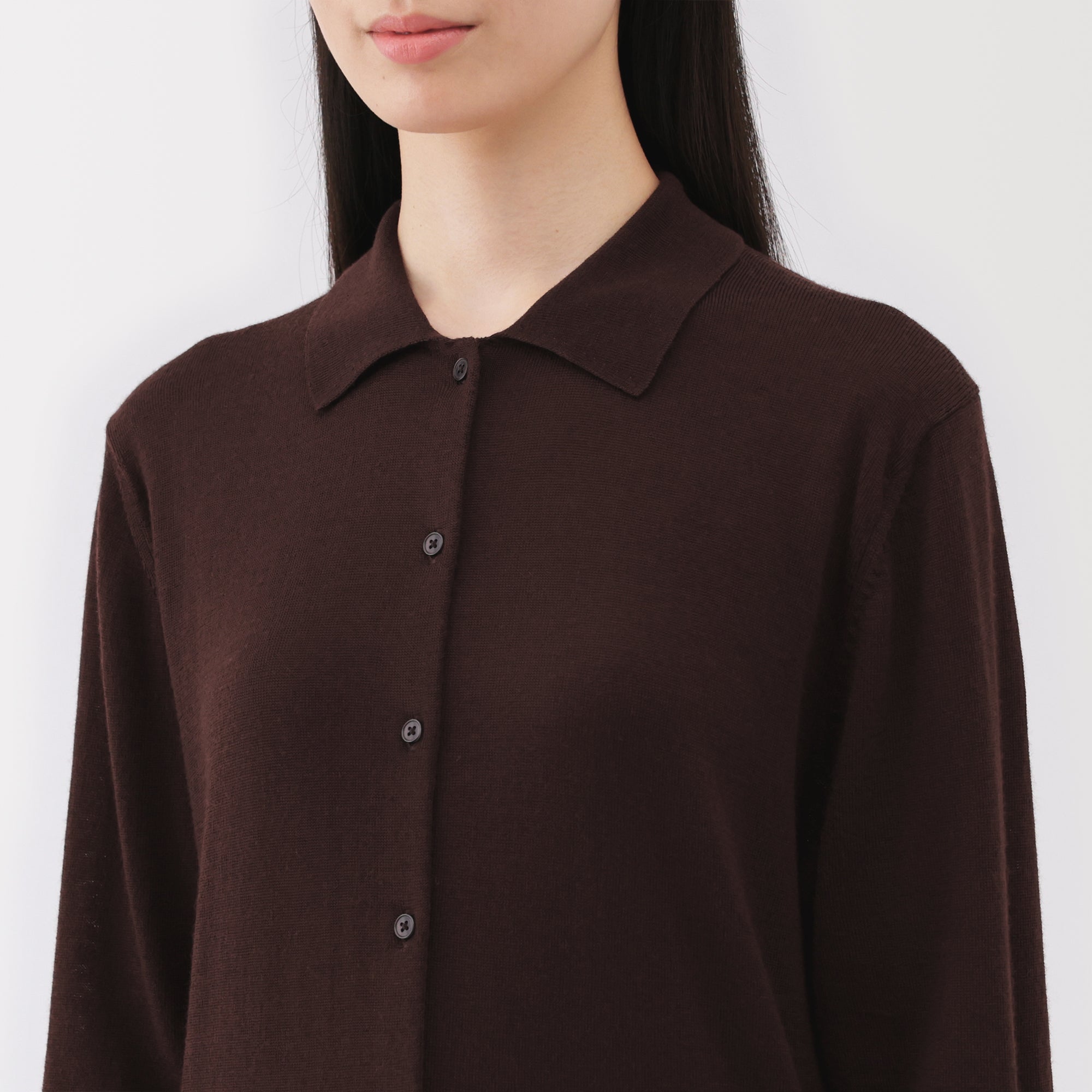 Wool Polo Cardigan - Image 21