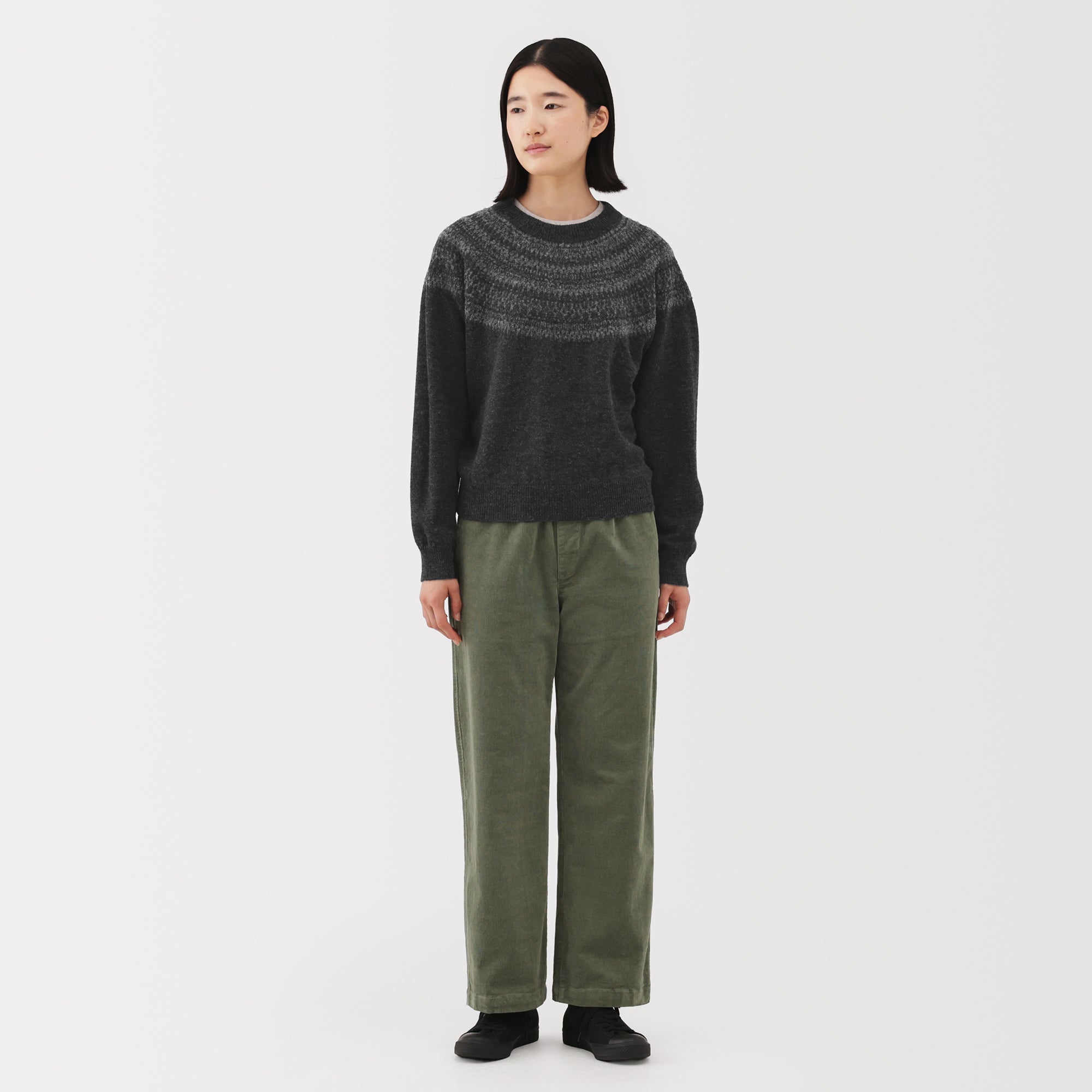 Andes Wool Blend Jacquard Sweater - Image 18