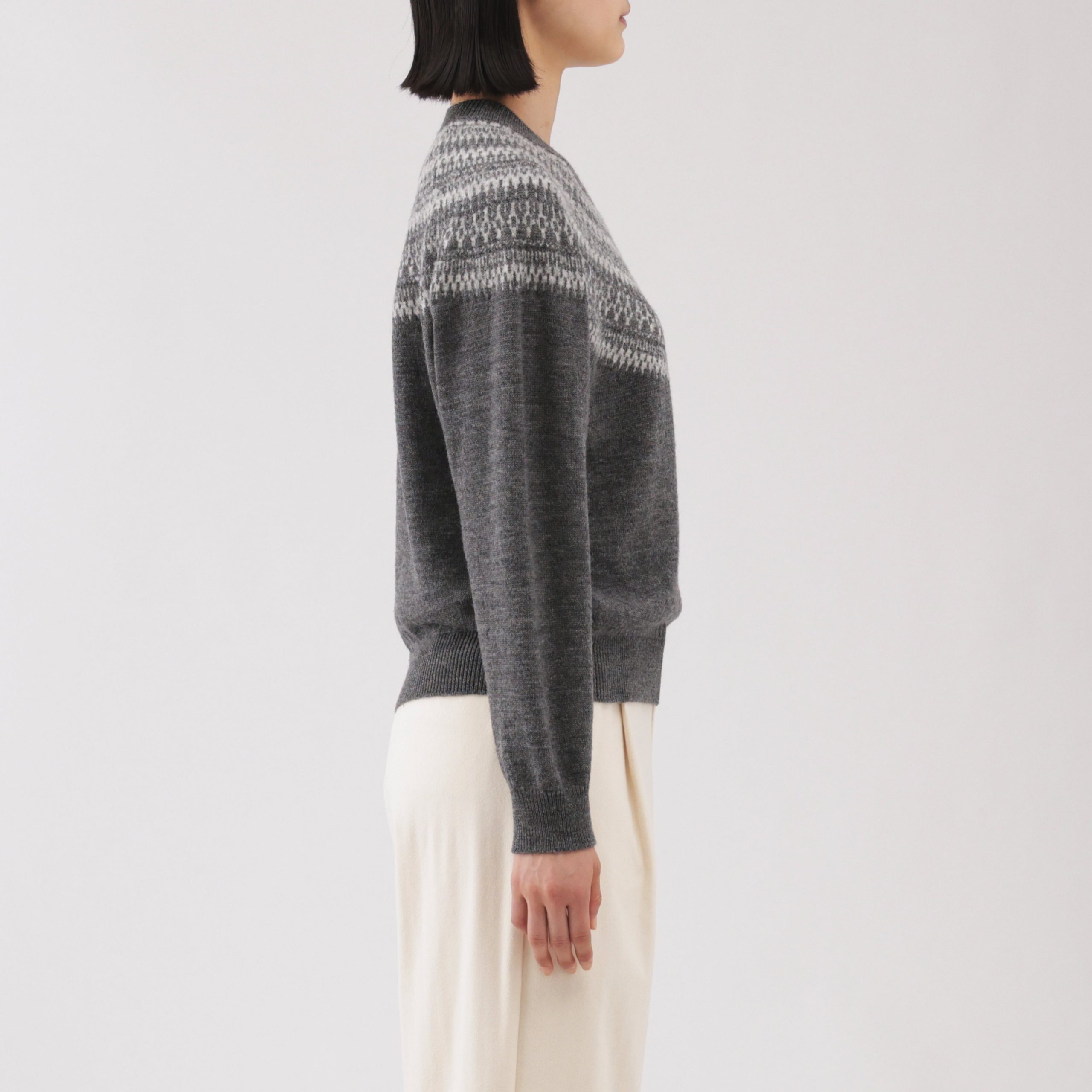 Andes Wool Blend Jacquard Sweater - Image 19