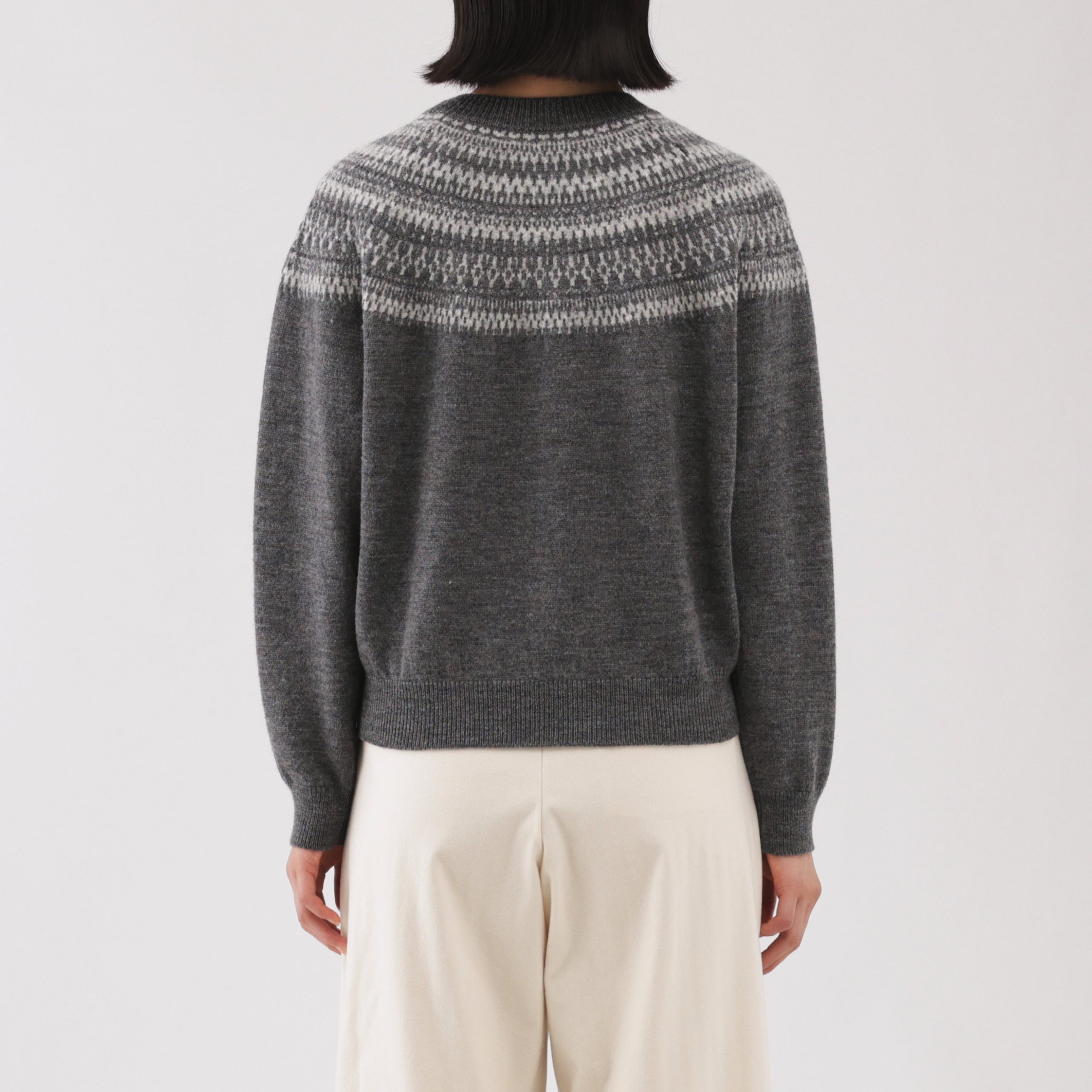 Andes Wool Blend Jacquard Sweater - Image 20