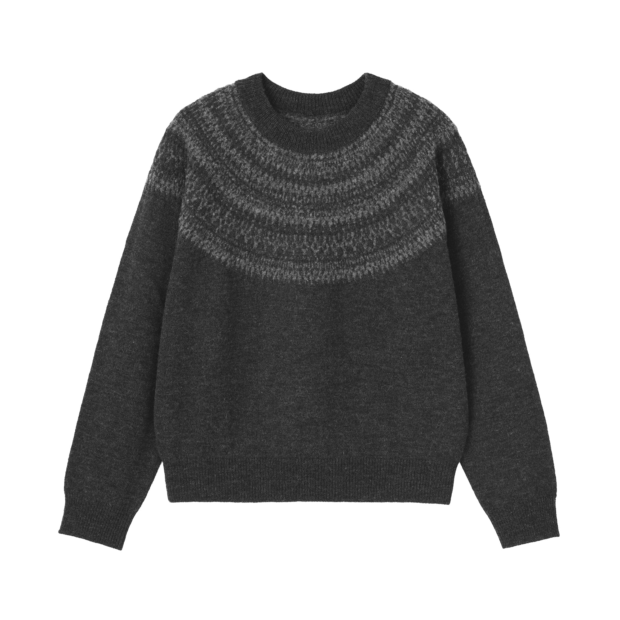 Andes Wool Blend Jacquard Sweater - Image 16