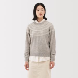 Andes Wool Blend Jacquard Sweater