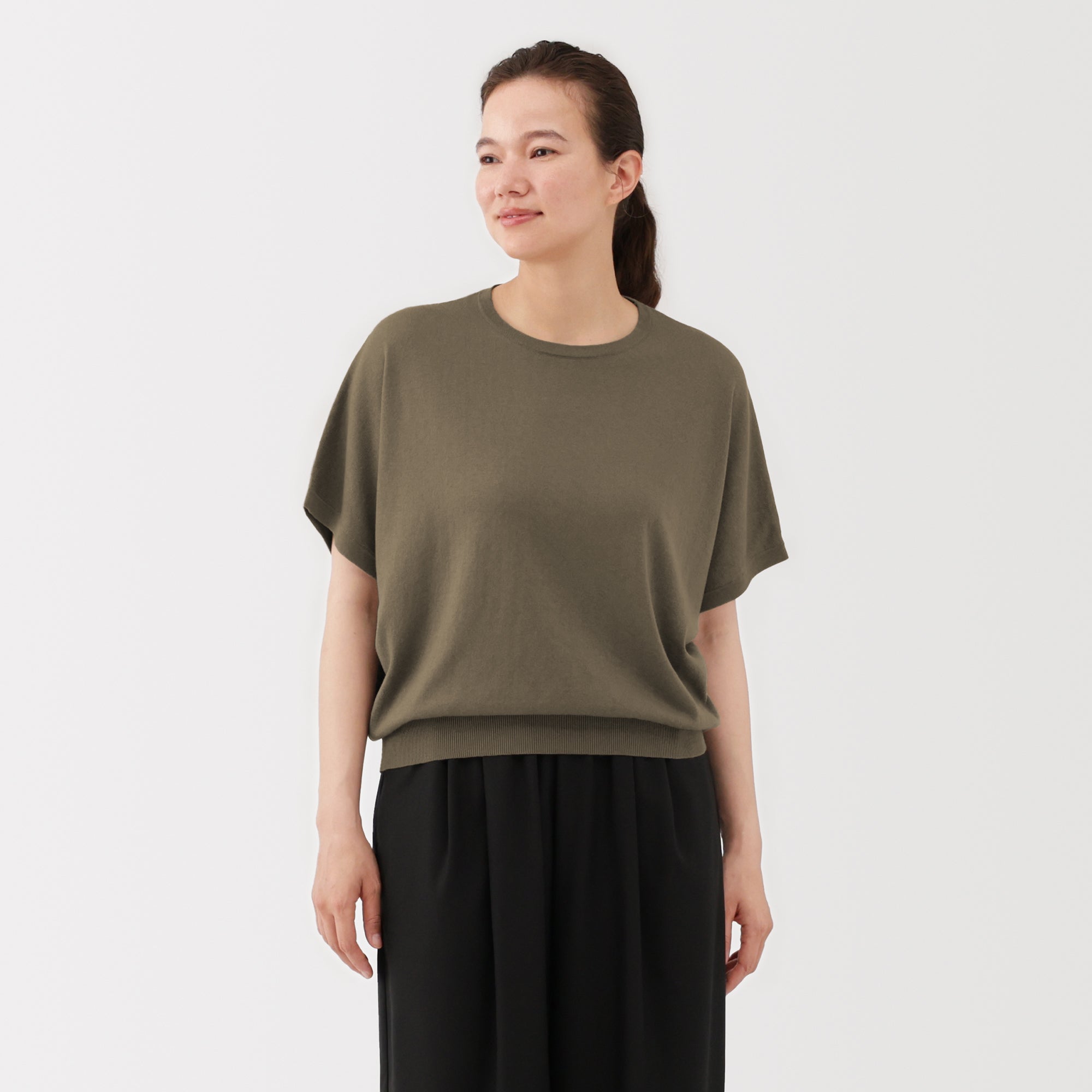 Lyocell Blend Dolman Sleeve Sweater - Image 11