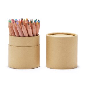 Colored Pencils with Paper Tube