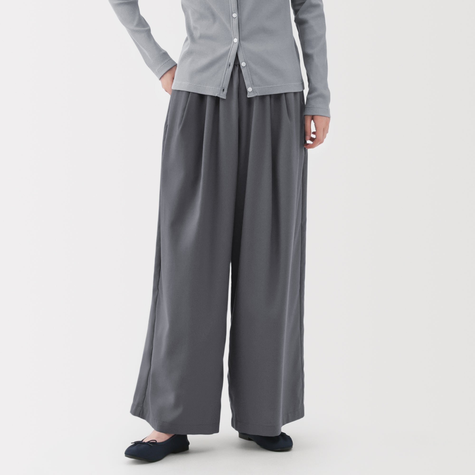 Lyocell Blend Easy Pants