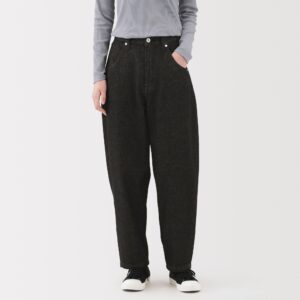 Kapok Blend Denim Barrel Pants
