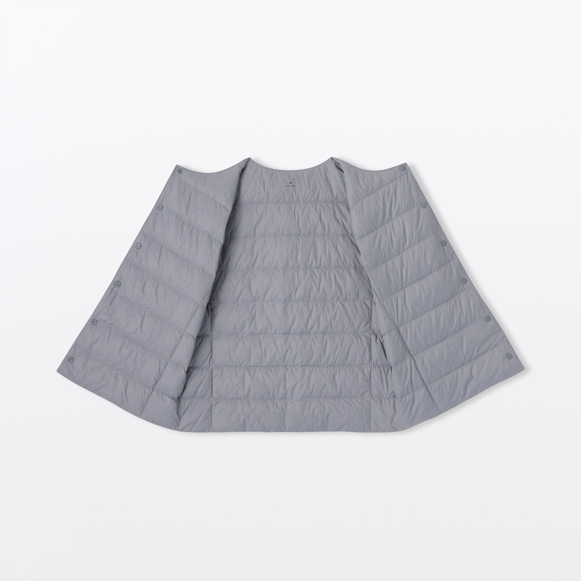 Lightweight Down Collarless Vest - Image 11