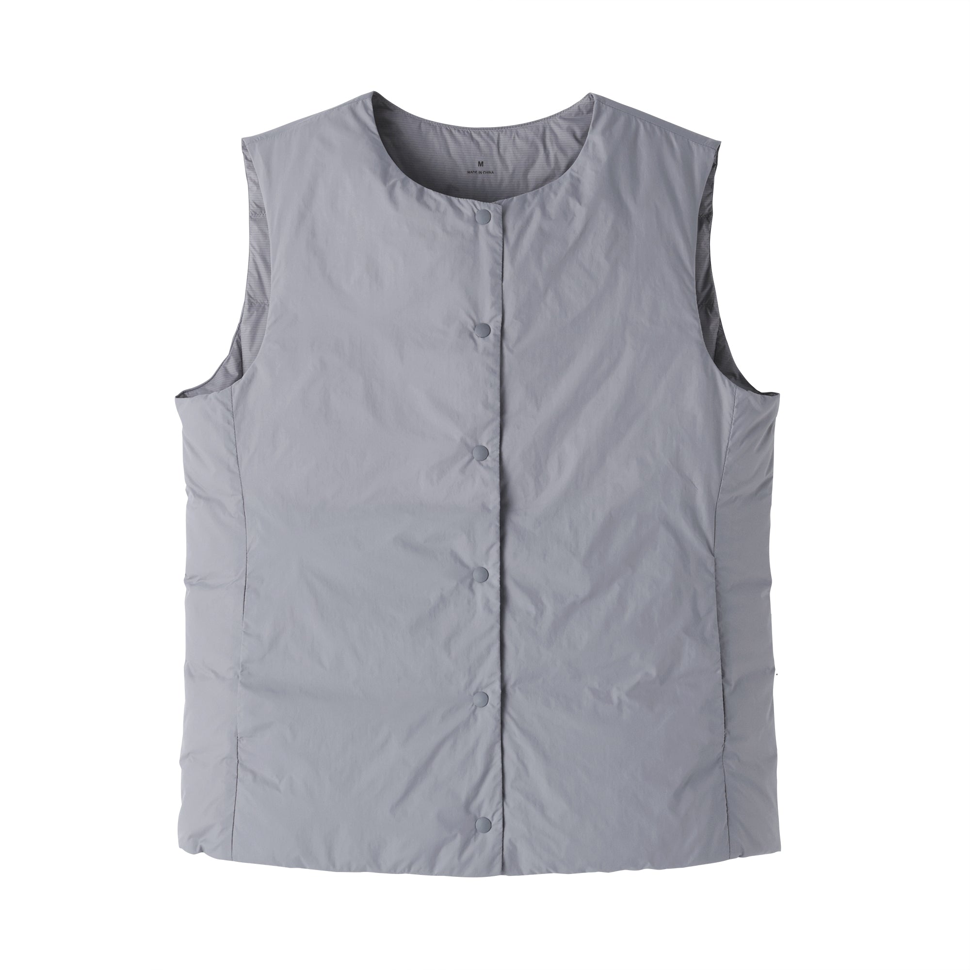 Lightweight Down Collarless Vest - Image 2