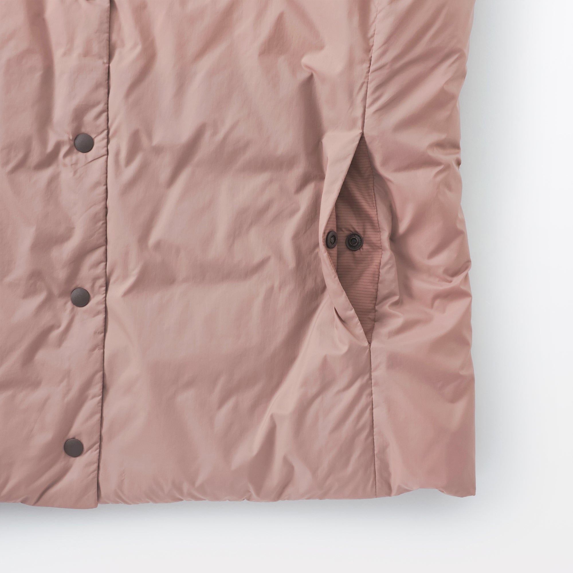 Lightweight Down Collarless Vest - Image 43