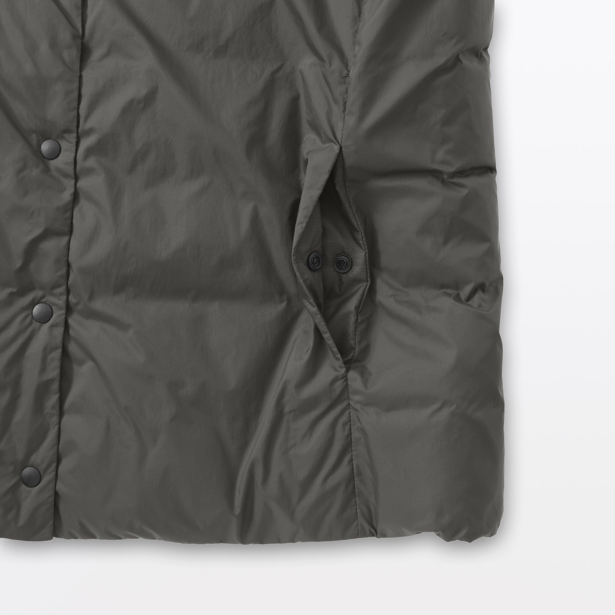 Lightweight Down Collarless Vest - Image 54