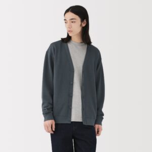 Double Knitted V-Neck Cardigan