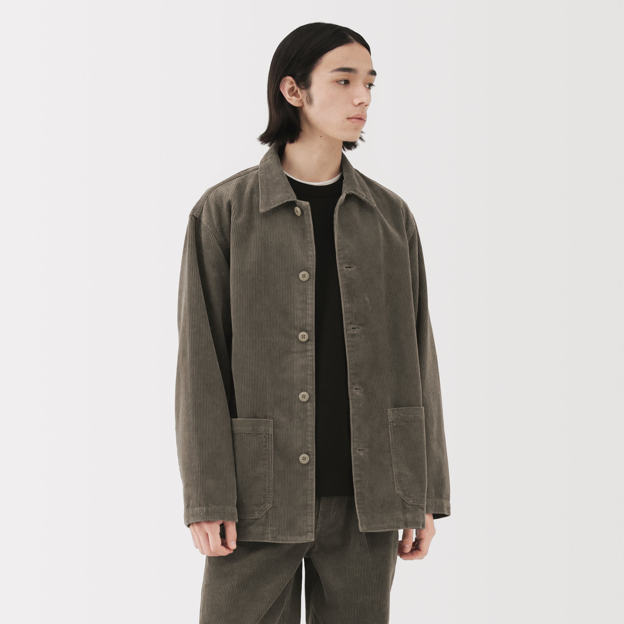 Kapok Blend Corduroy Jacket