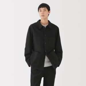 Kapok Blend Moleskin Coverall Jacket