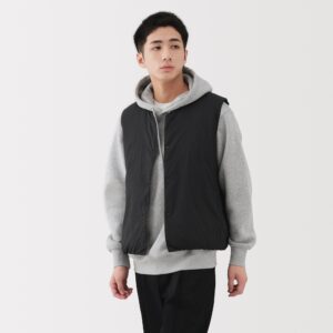 Lightweight Down Collarless Vest