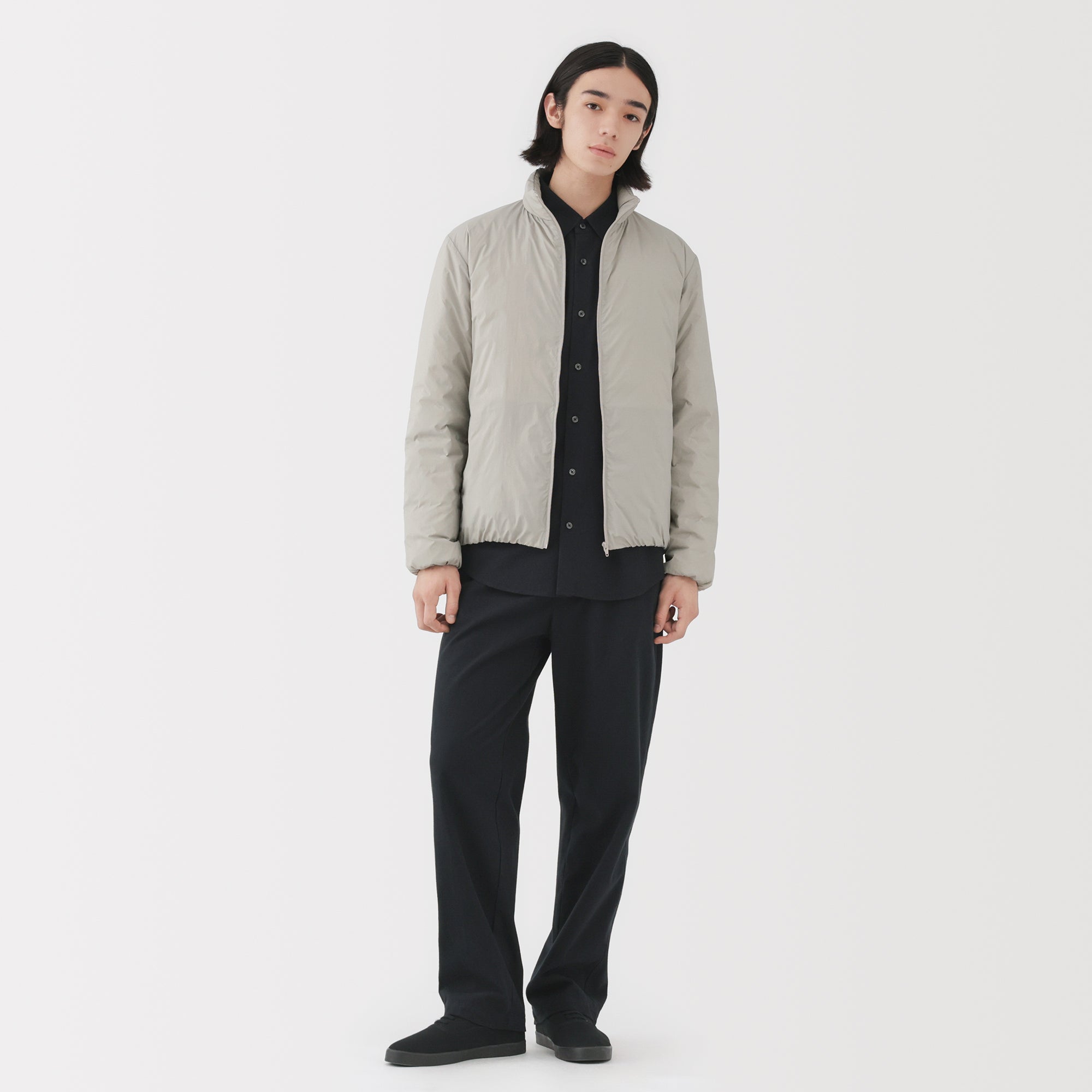 Lightweight Down Stand Collar Jacket - Image 4