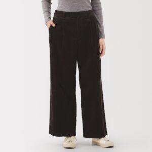 Kapok Blend Corduroy Wide Pants