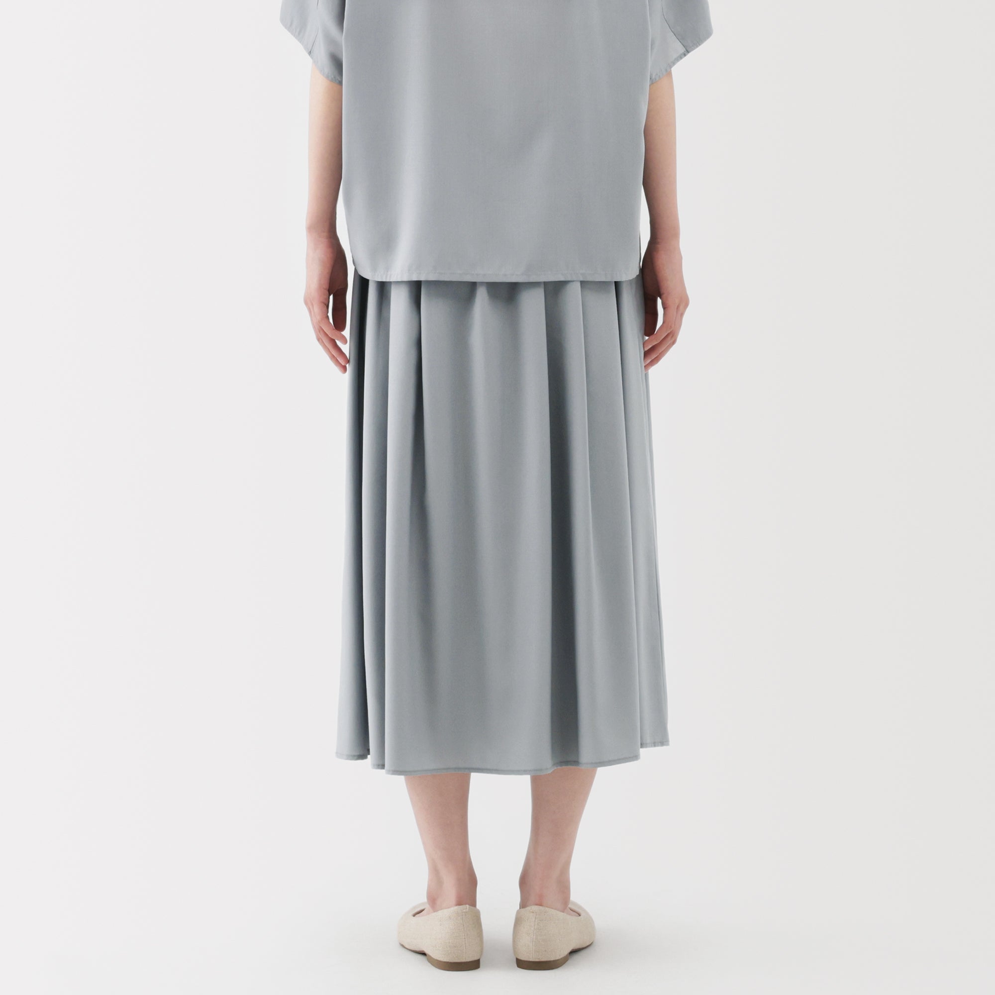 Lyocell Blend Flared Skirt - Image 6