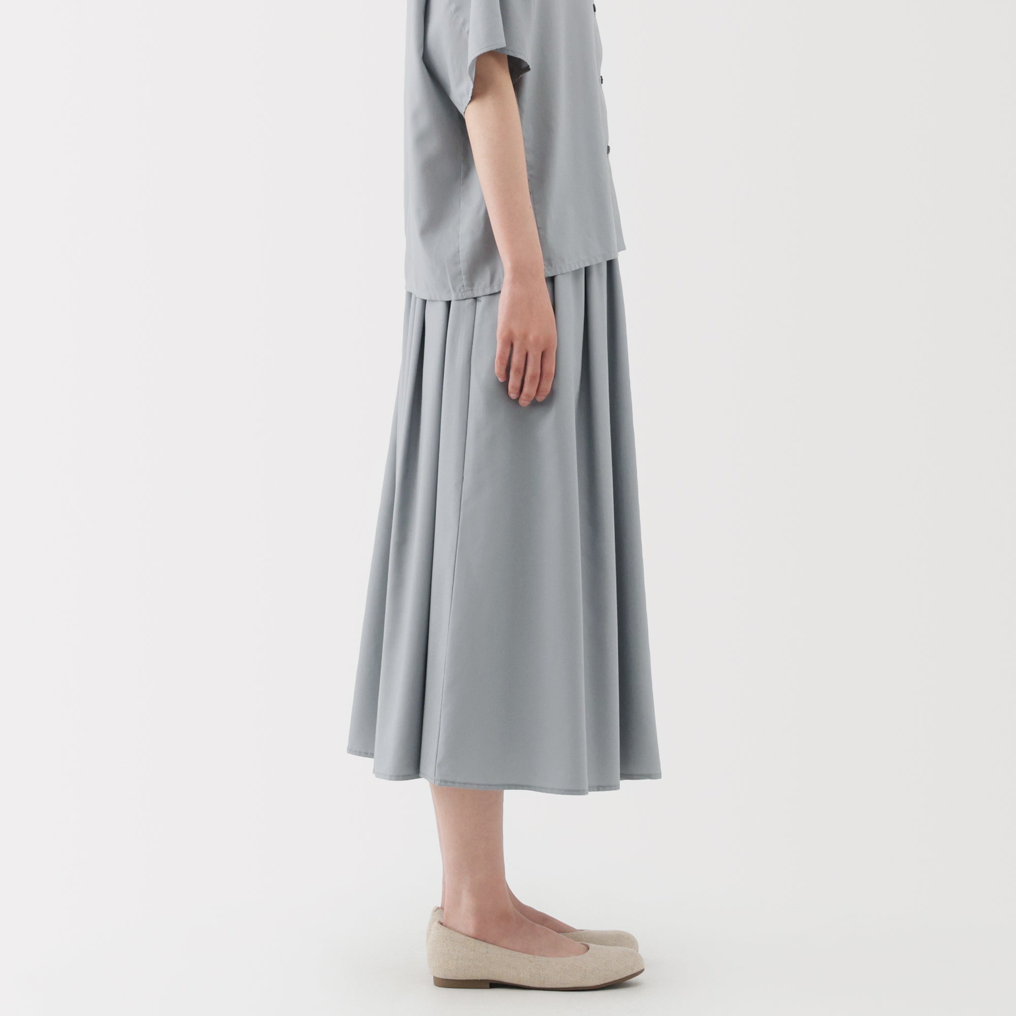 Lyocell Blend Flared Skirt - Image 15