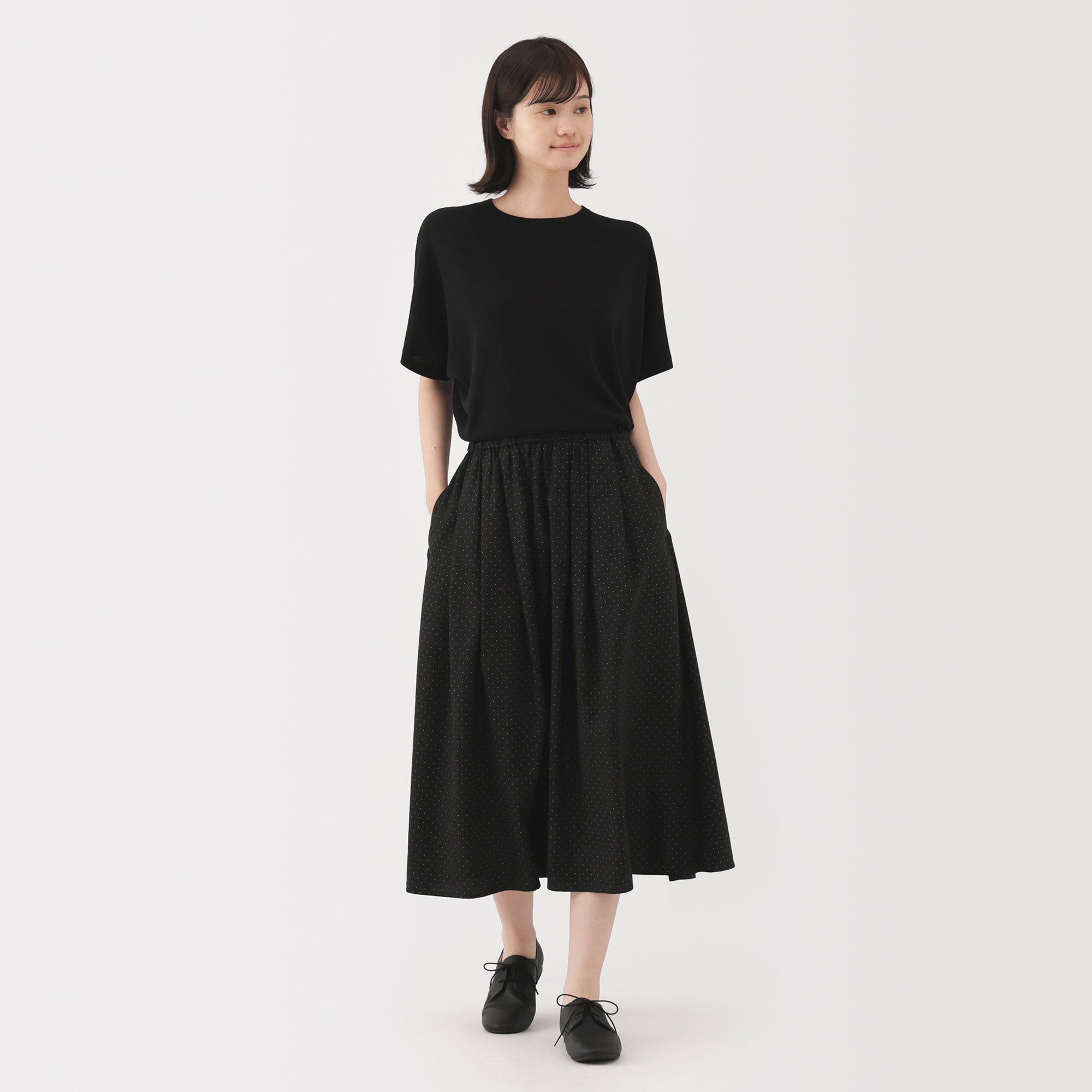 Lyocell Blend Flared Skirt - Image 24