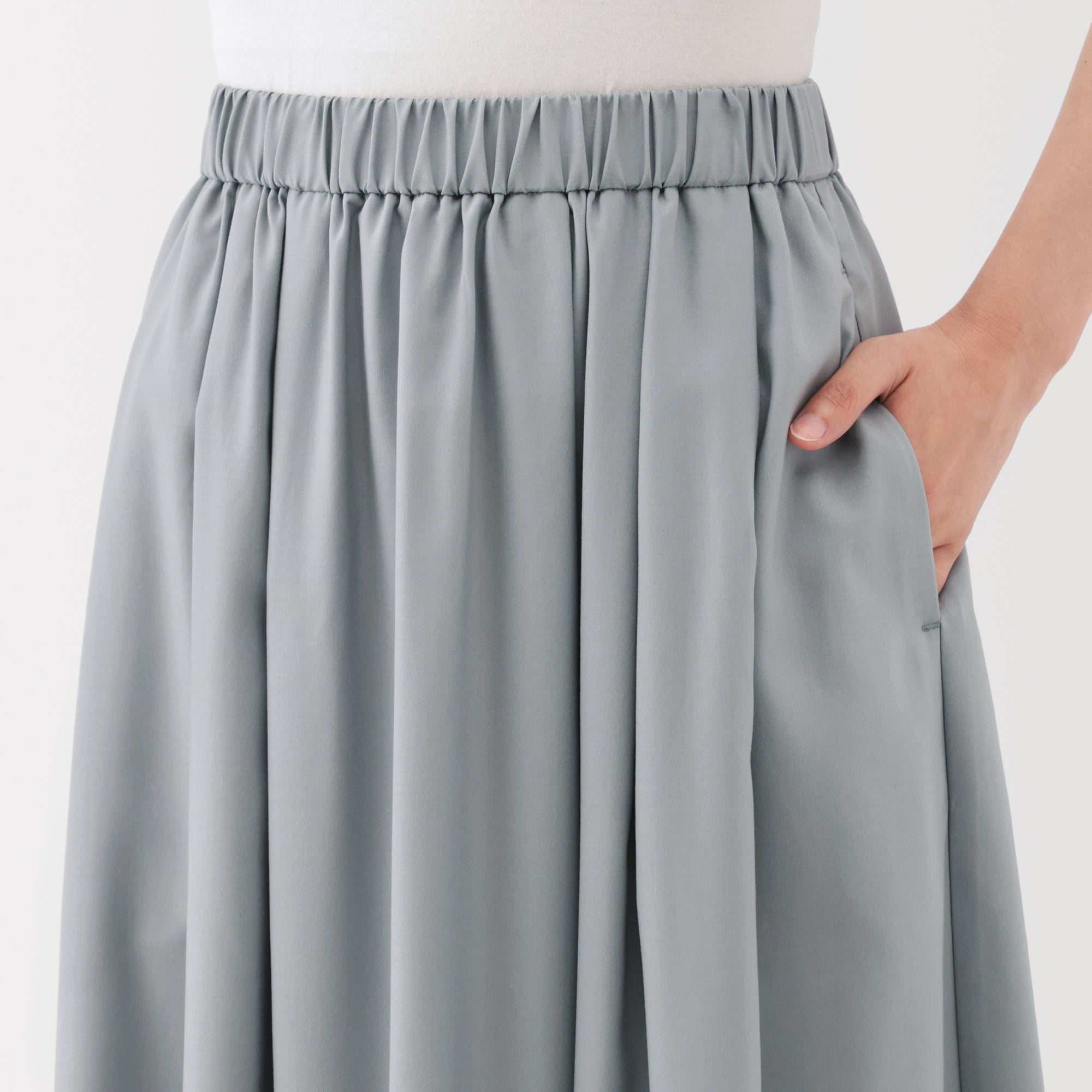 Lyocell Blend Flared Skirt - Image 27