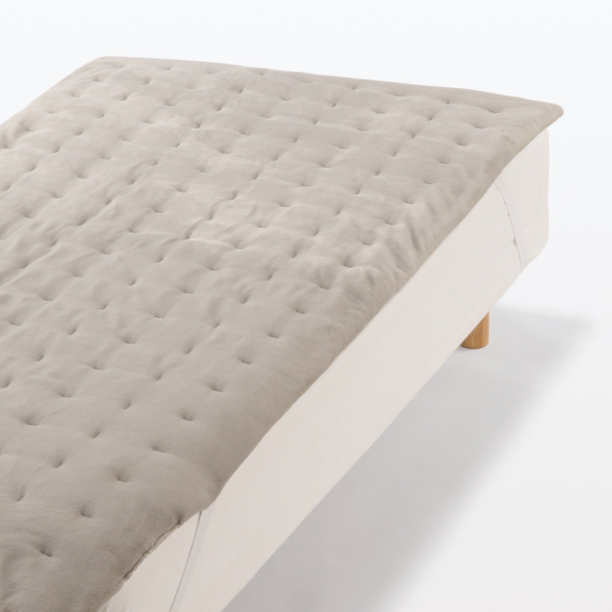 Recycled Polyester Quilted Bed Pad - Single