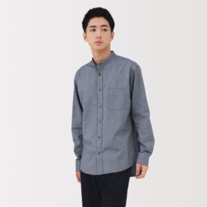 Oxford Stand Collar Shirt