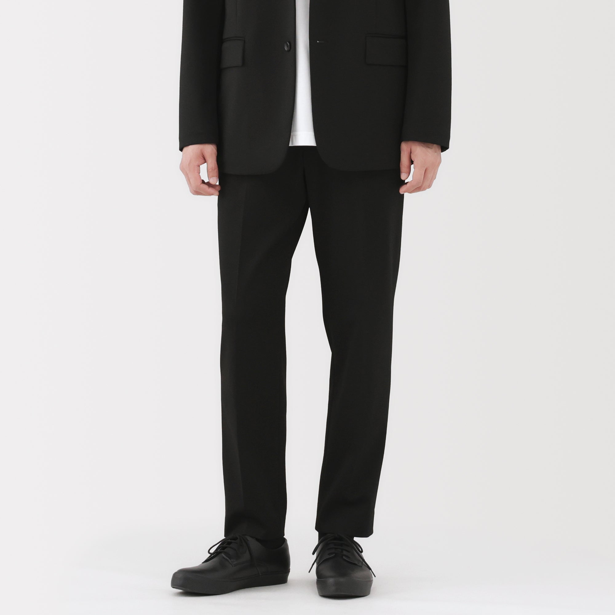 Jersey Flat Front Pants