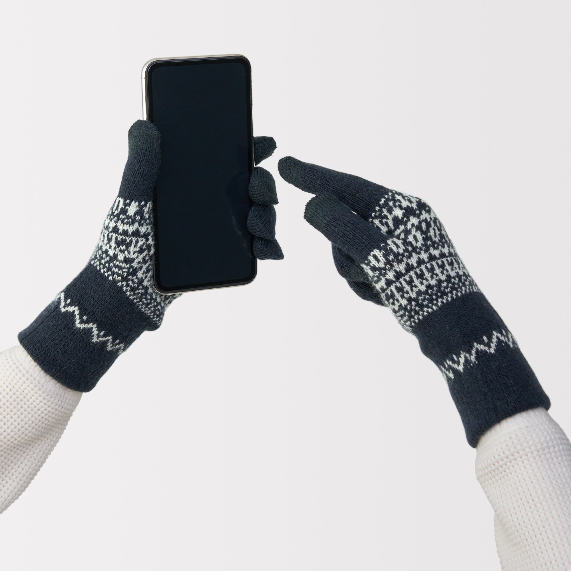 Merino Wool Blend Touchscreen Gloves - Image 10