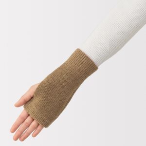 Merino Wool Ribbed Hand Warmers