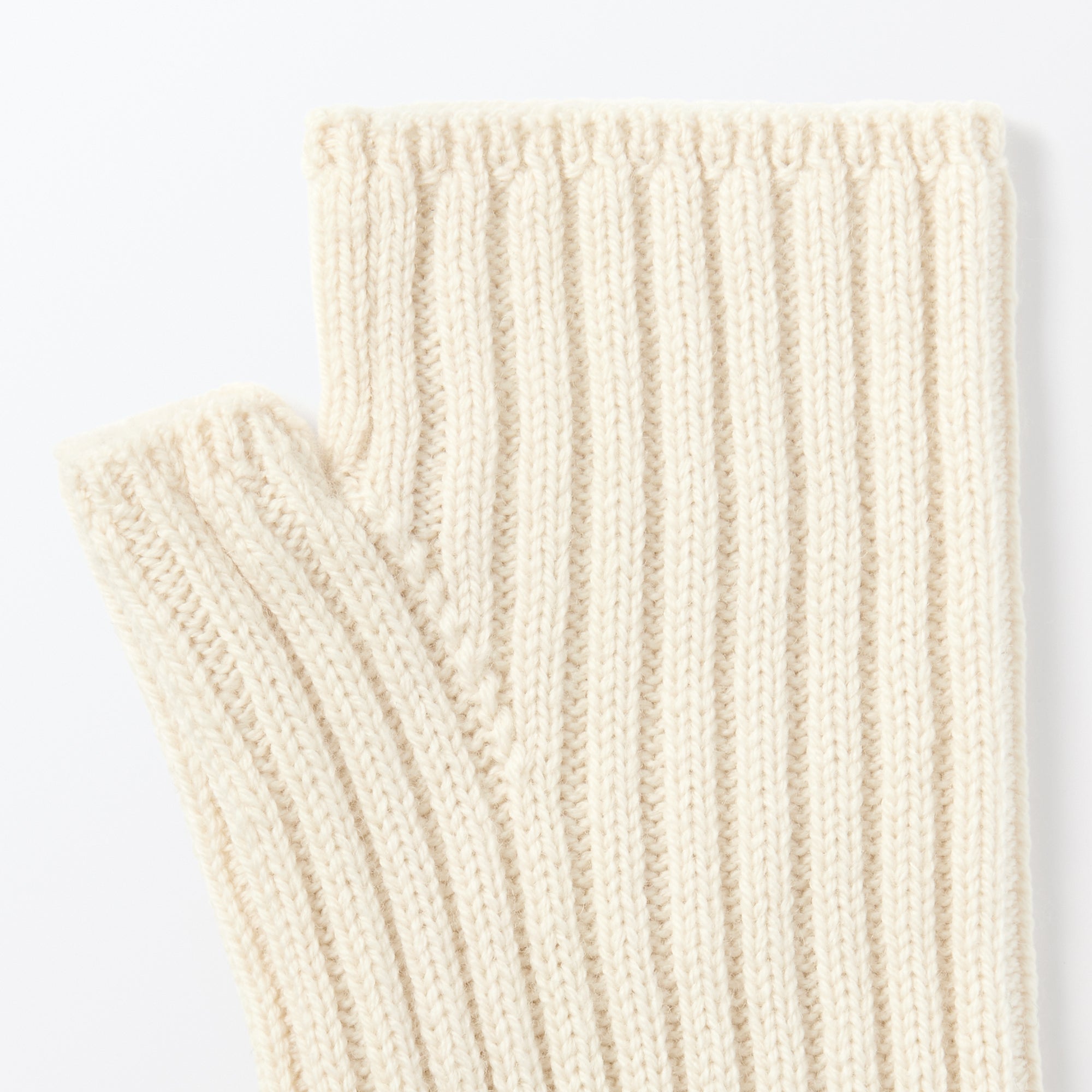 Merino Wool Ribbed Arm Warmers - Image 10