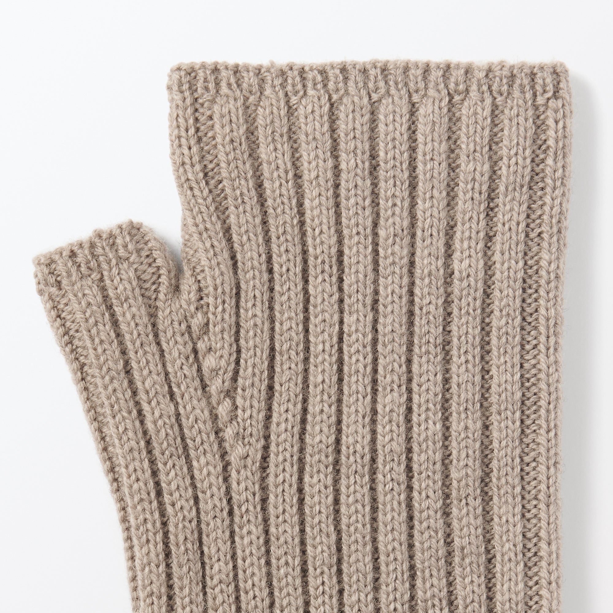 Merino Wool Ribbed Arm Warmers - Image 7