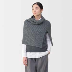 Non-Itchy Merino Wool Poncho