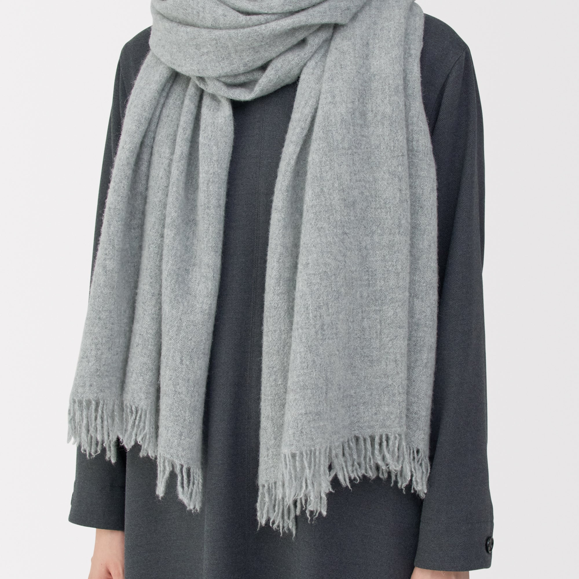 Fluffy Wool Blanket Stole - Image 10