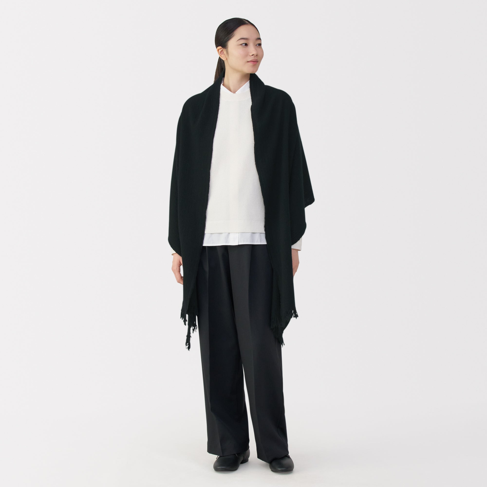 Fluffy Wool Blanket Stole - Image 14