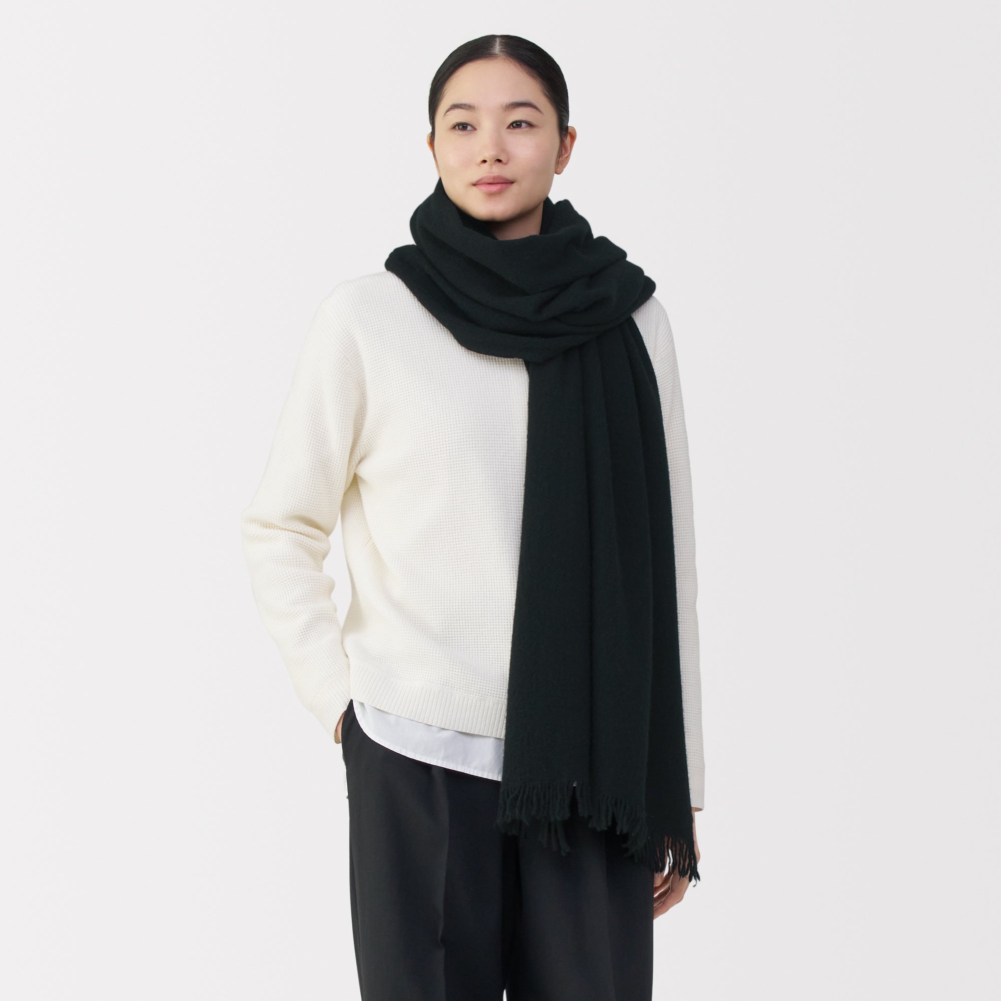 Fluffy Wool Blanket Stole - Image 13