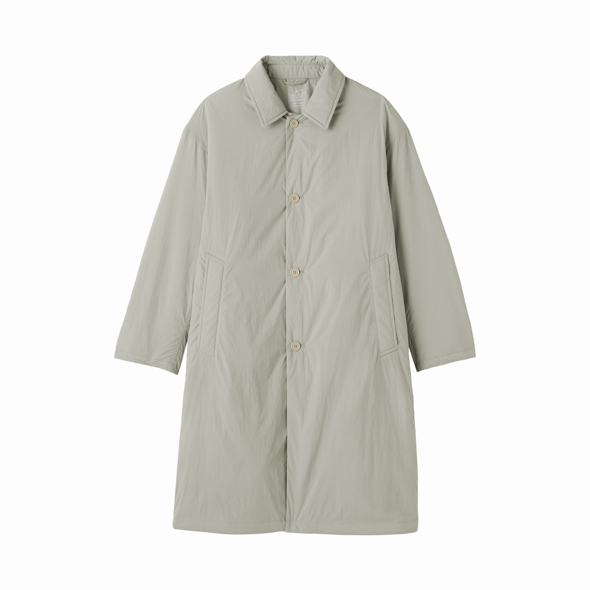 Padded Stand Fall Collar Coat - Image 12