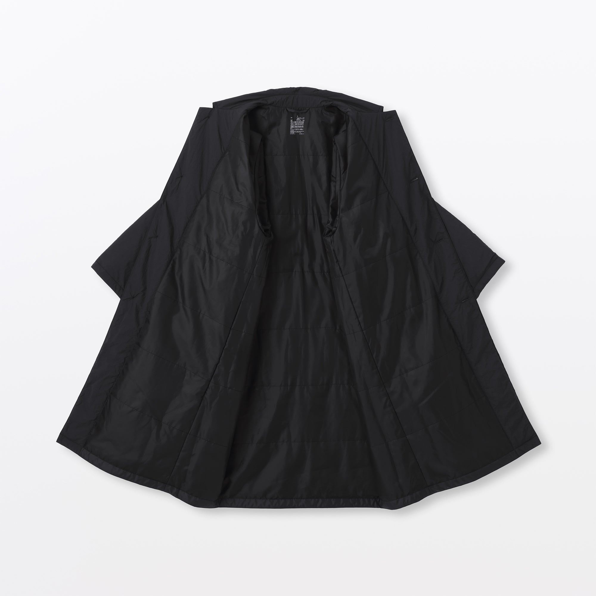 Padded Stand Fall Collar Coat - Image 9