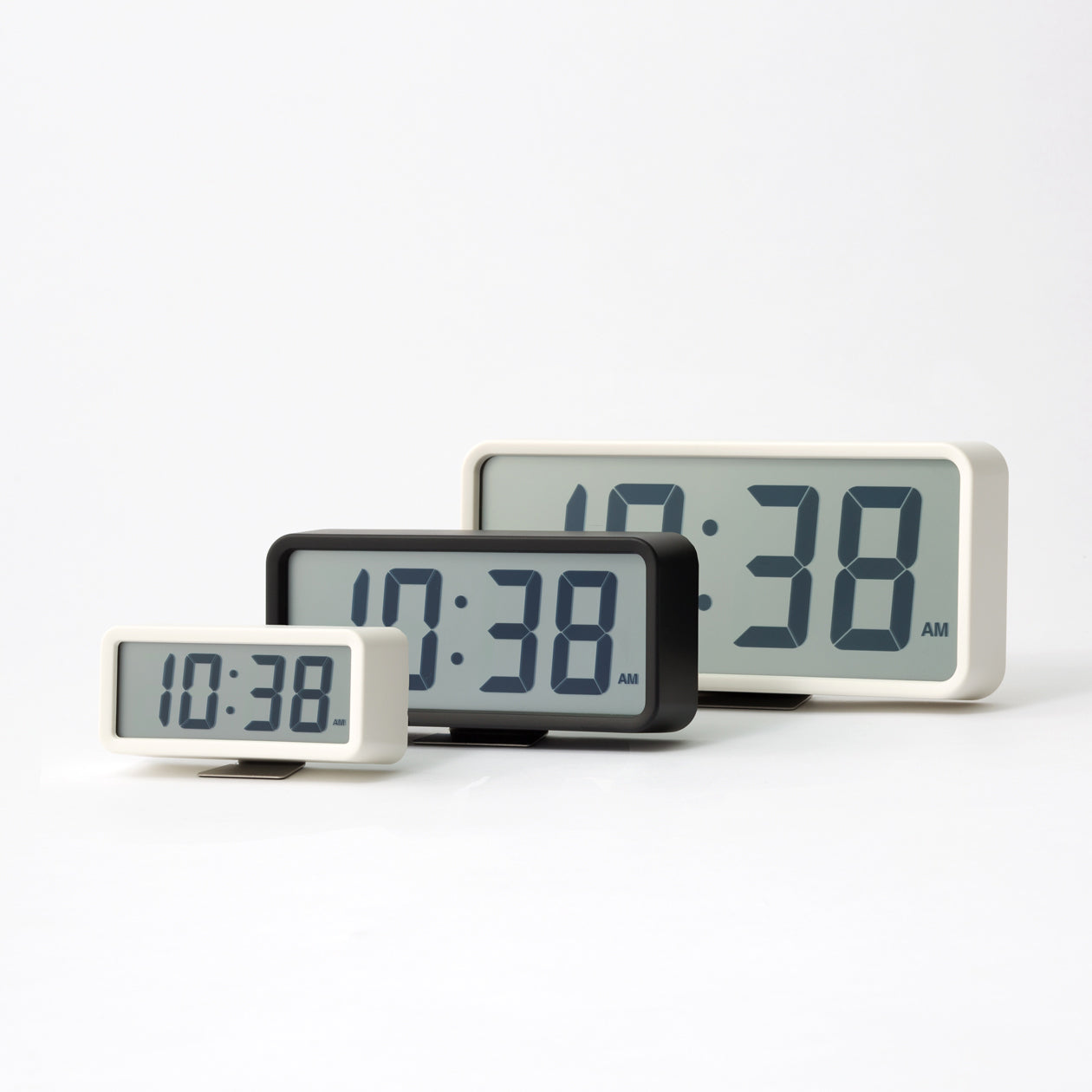 Digital Clock with Alarm - White - Small - Image 4