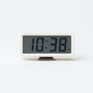 Digital Clock with Alarm - White - Small