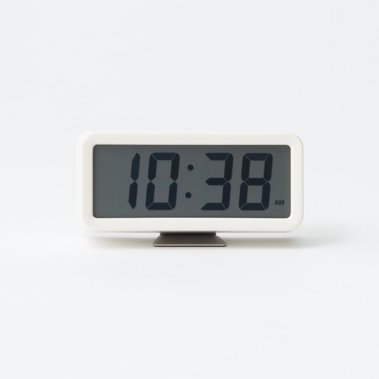 Digital Clock with Alarm - White - Small