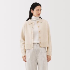 Labo Yak Wool Collared Cardigan