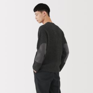 Labo Merino Wool Elbow Patch Sweater
