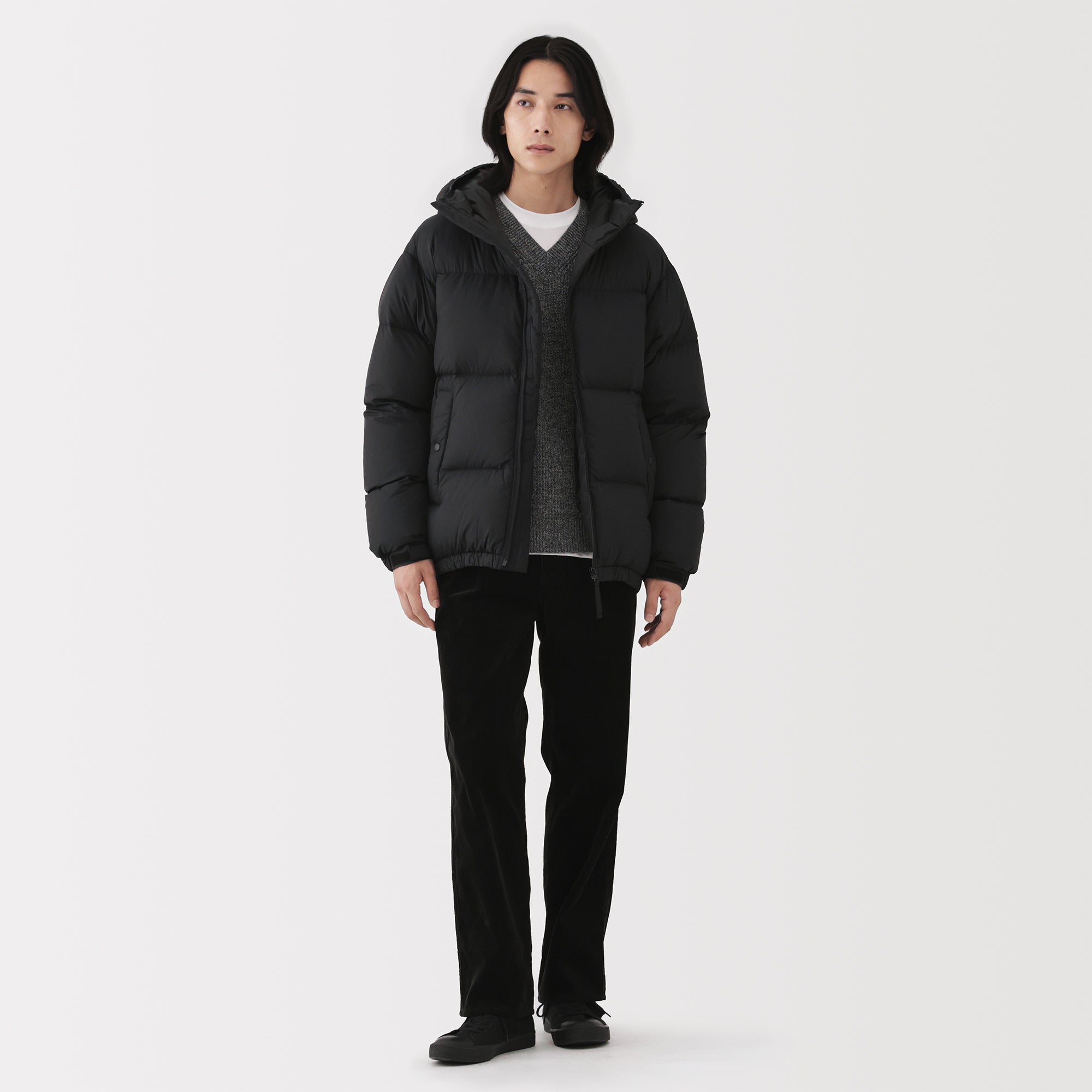Lightweight Down Hooded Jacket - Image 4