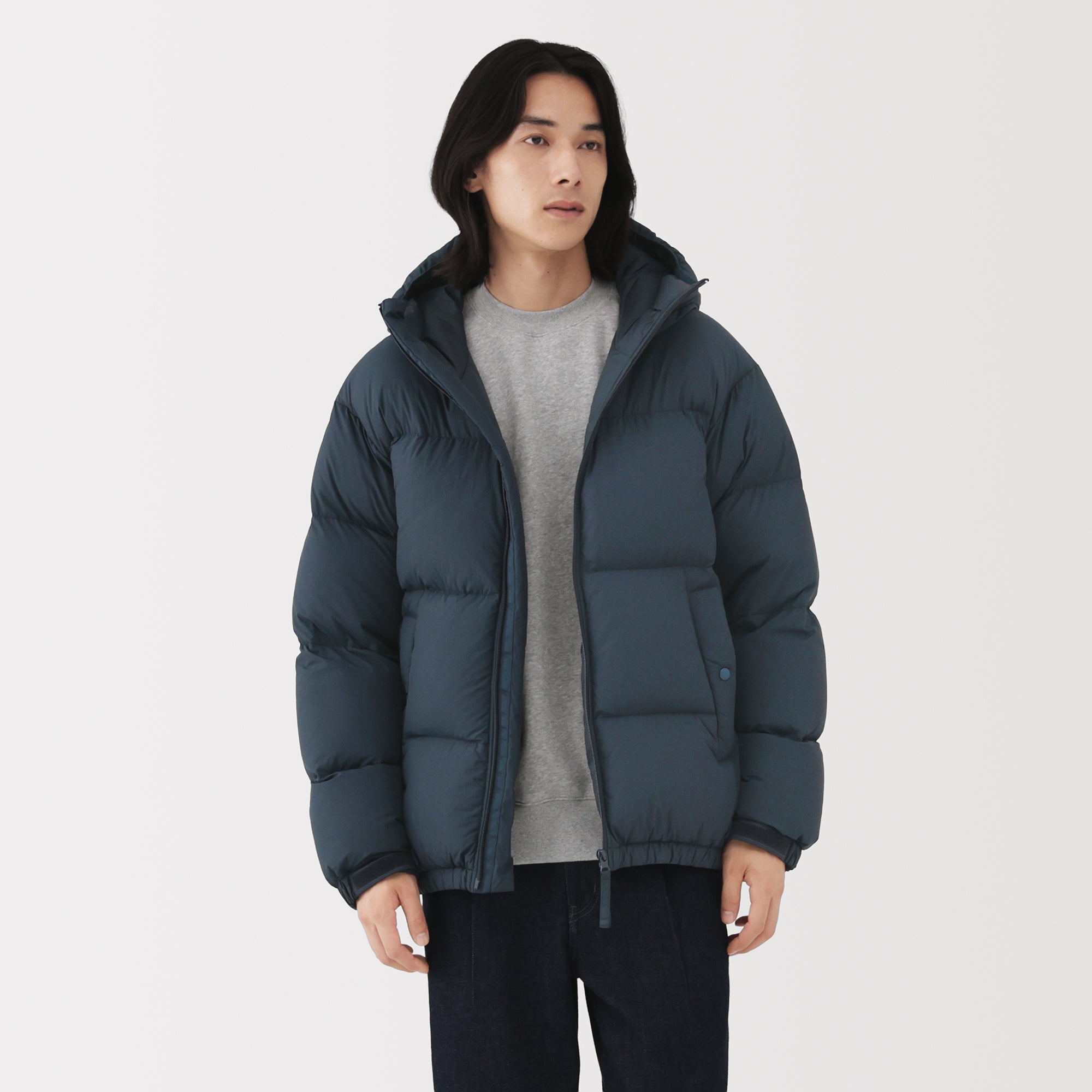 Lightweight Down Hooded Jacket - Image 14