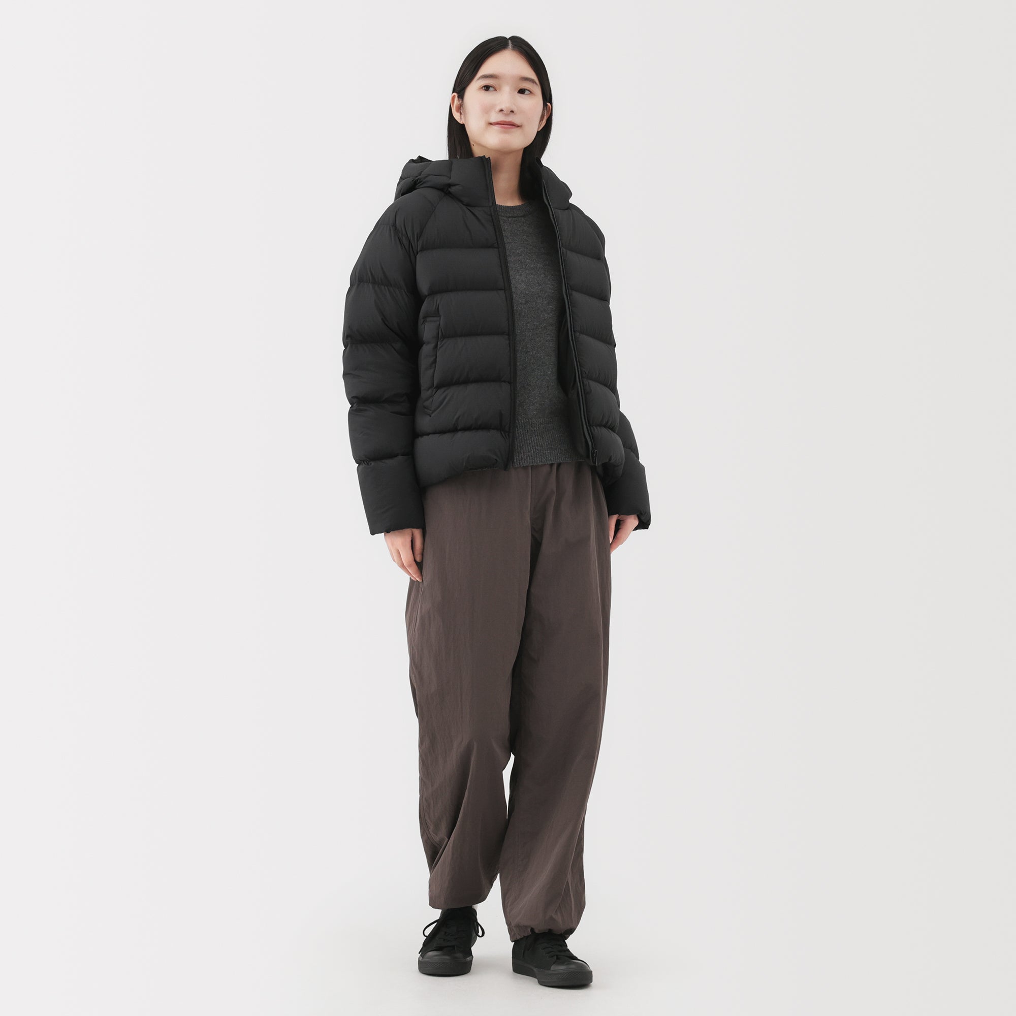 Lightweight Down Hooded Jacket - Image 4