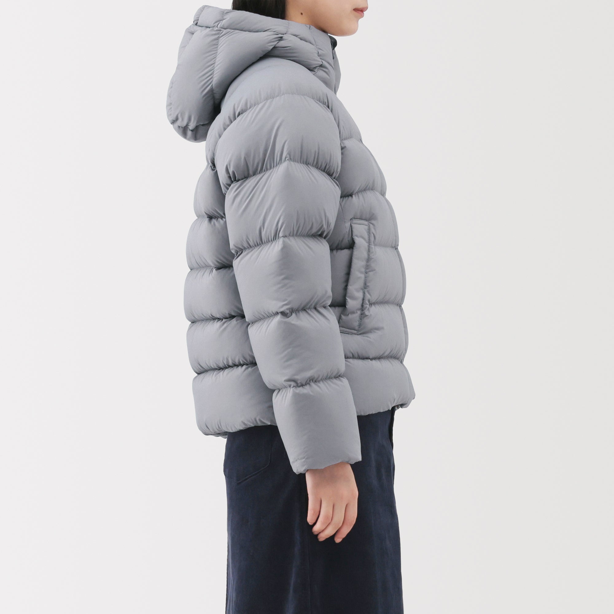 Lightweight Down Hooded Jacket - Image 5