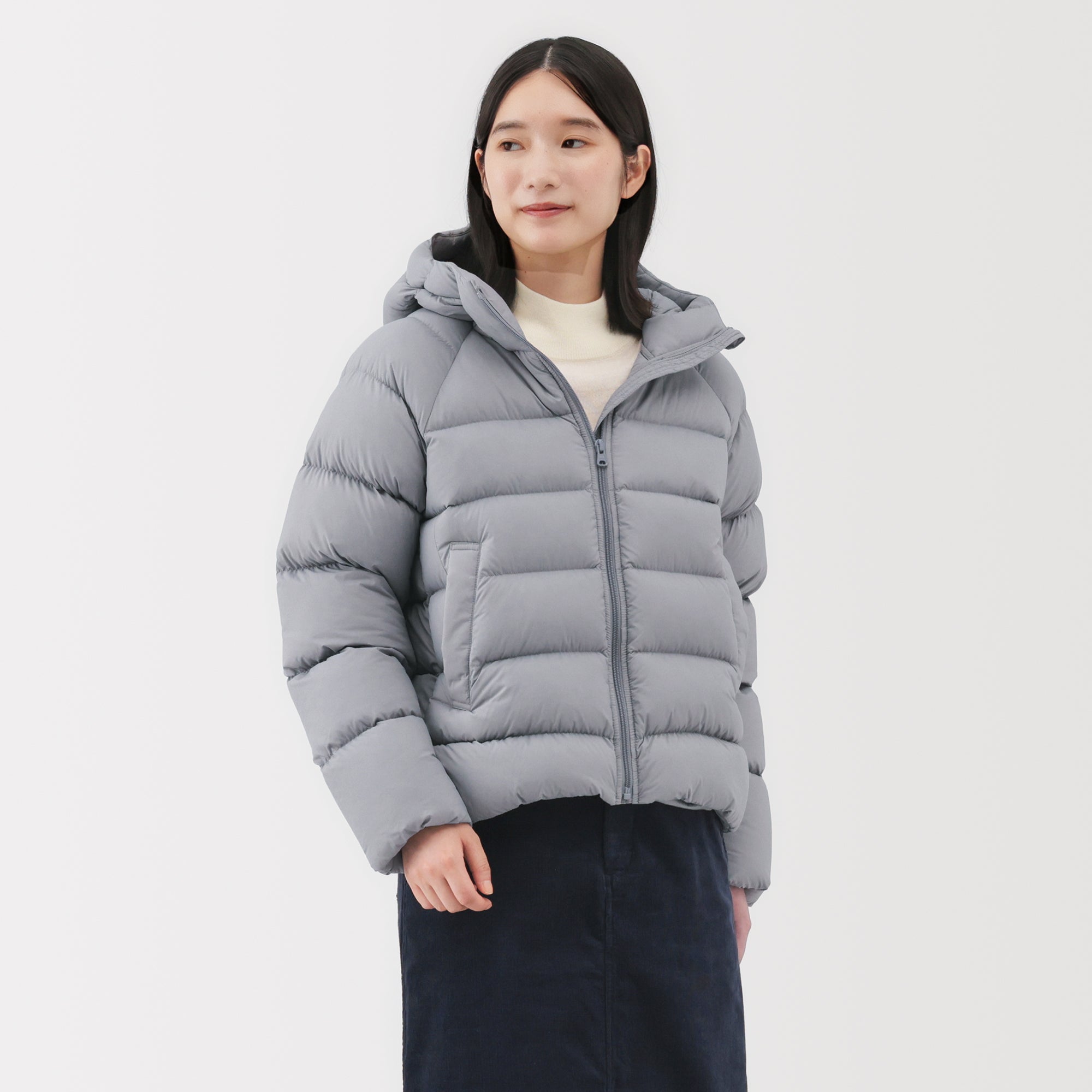 Lightweight Down Hooded Jacket - Image 13