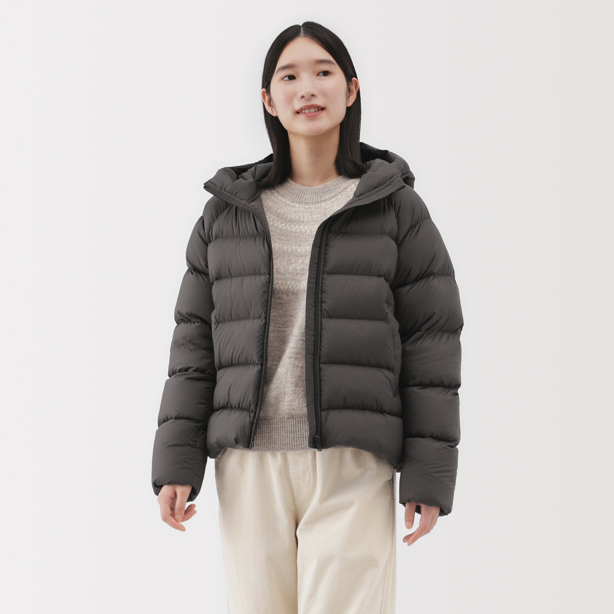 Lightweight Down Hooded Jacket - Image 23